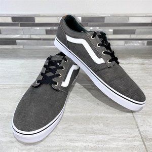 Vans Off The Wall 721356 Men's Old Skool Skater Shoes Sneakers Gray Size 13